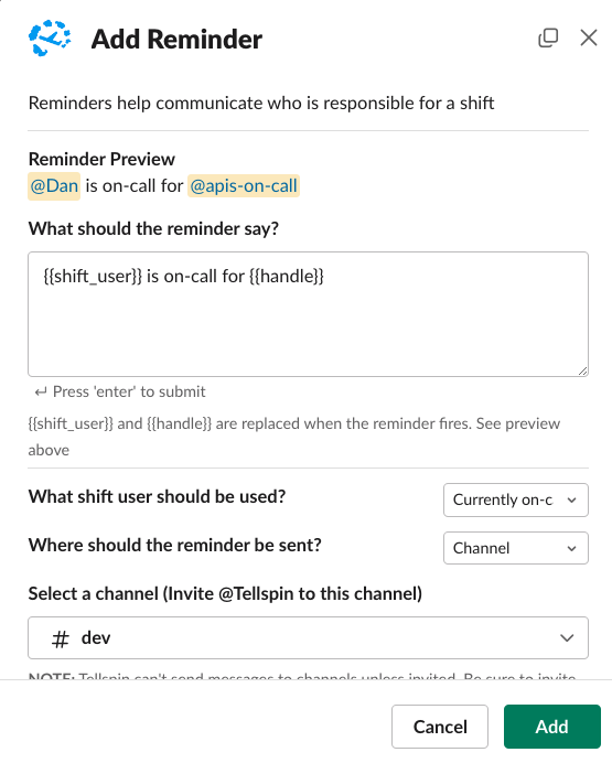 Pagerduty Shift Reminders